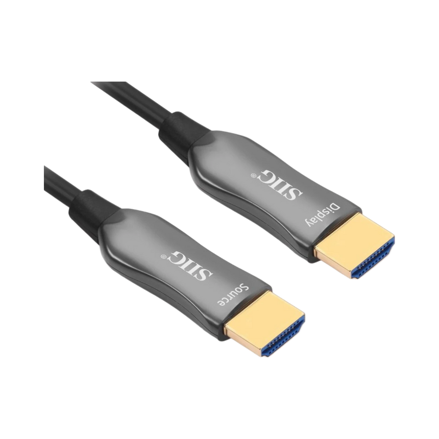 SIIG 4K HDMI AOC Cable, 60m(196ft), 4K@60Hz- 18Gbps, Active Optical Cable — Being Shipped