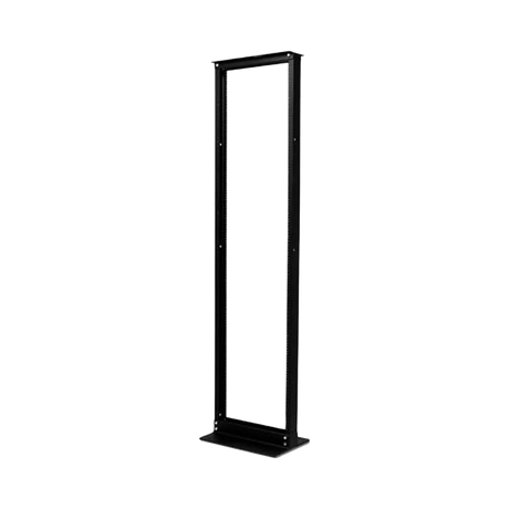 APC NetShelter 2 Post Rack 45U #12-24 Threaded Holes Black — Being Shipped