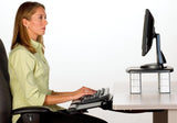 3M AKT180LE Adjustable Keyboard Tray with Sit/Stand Easy-Adjust Arm — Being Shipped