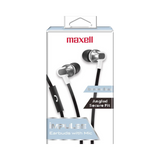 Maxell Impulse Wired Earbuds (White) — Being Shipped