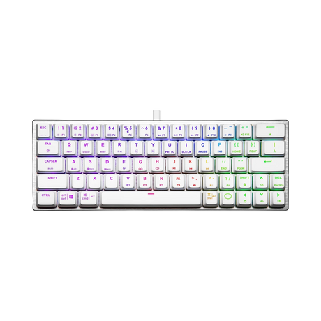 Cooler Master SK620 60% Keyboard with Red Switches (Silver White) — Being Shipped