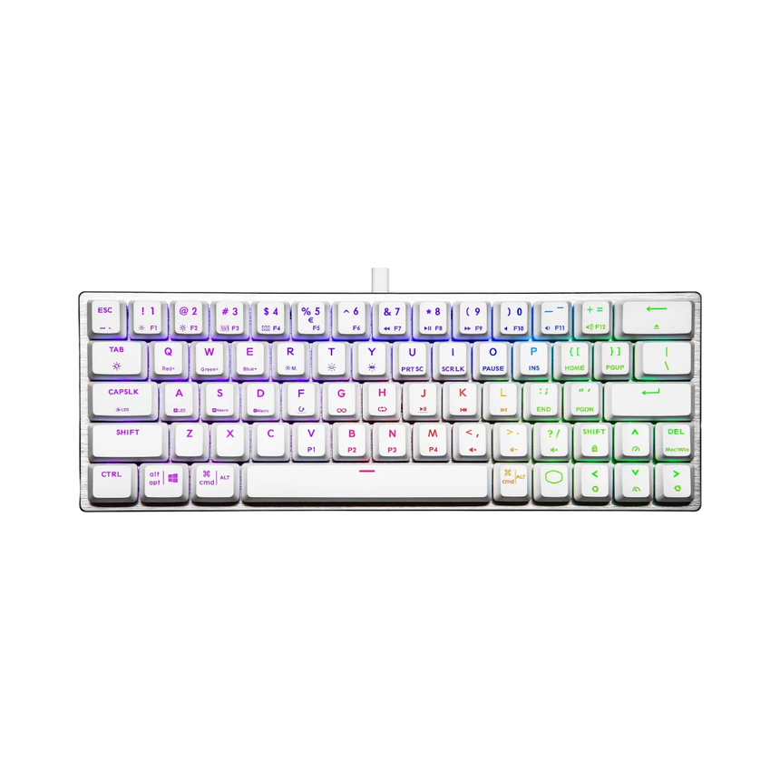 Cooler Master SK620 60% Keyboard with Red Switches (Silver White) — Being Shipped