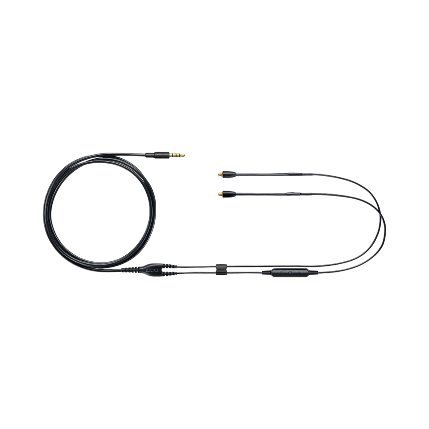 Shure RMCE-UNI 50" Universal Remote and Mic Cable for SE Earphones — Being Shipped