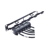 APC Data Distribution Cable, CAT6 UTP CMR 6XRJ-45 Black, 19FT (5.7M) — Being Shipped