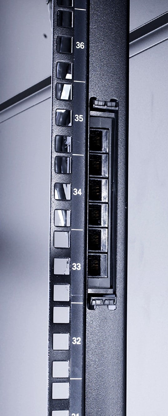 APC Data Distribution Cable, CAT6 UTP CMR 6XRJ-45 Black, 19FT (5.7M) — Being Shipped