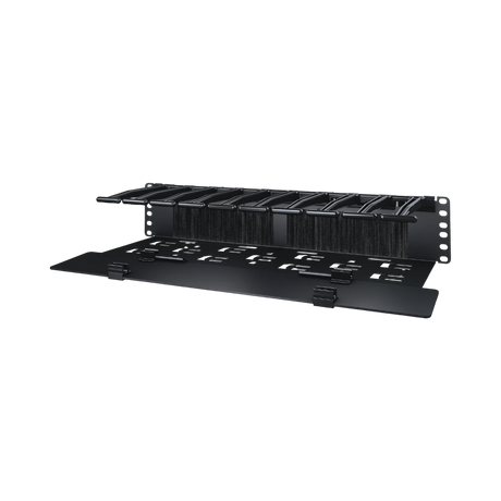 APC NetShelter Cable Management, Horizontal Cable Manager, 2U, with Cable Tie, Single Side with Cover, 482 x 89 x 165 mm — Being Shipped