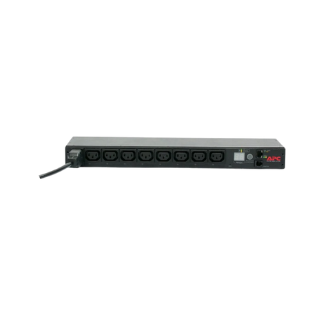 APC 1U 8 C13 Outlets 16A 230V Switched Rack Power Distribution Unit — Being Shipped