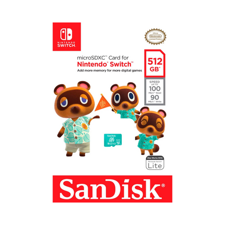 SanDisk 512GB microSDXC UHS-I Memory Card for Nintendo Switch — Being Shipped