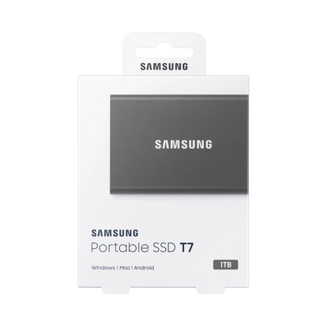 Samsung T7 1TB USB 3.2 Portable SSD (Titan Gray) — Being Shipped