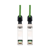 Tripp Lite SFP+ 10Gbase-CU Passive Twinax Copper Cable, SFP-H10GB-CU1M Compatible, Green, 1M (3.28 ft.) — Being Shipped
