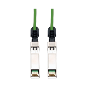 Tripp Lite SFP+ 10Gbase-CU Passive Twinax Copper Cable, SFP-H10GB-CU1M Compatible, Green, 1M (3.28 ft.) — Being Shipped