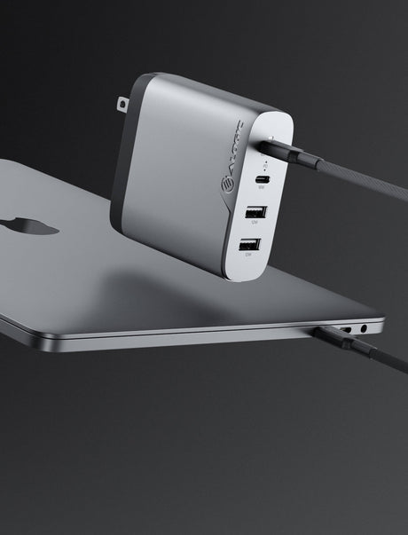 ALOGIC 100W Rapid Power 4-Port USB PD GaN Charger (Space Gray) — Being Shipped