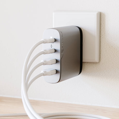 ALOGIC 100W Rapid Power 4-Port USB PD GaN Charger (Space Gray) — Being Shipped