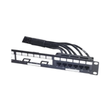 APC Data Distribution Cable, CAT6 UTP CMR 6XRJ-45 Black, 19FT (5.7M) — Being Shipped