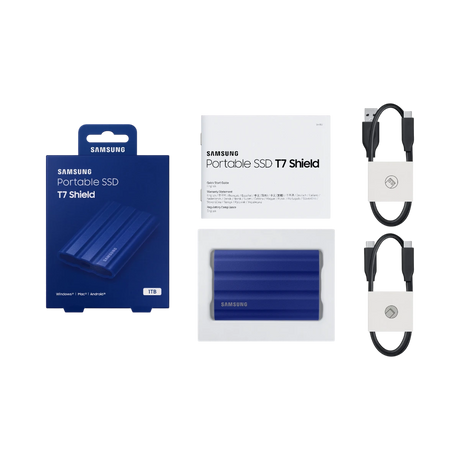Samsung T7 Shield 1TB USB 3.2 Portable SSD (Blue) — Being Shipped