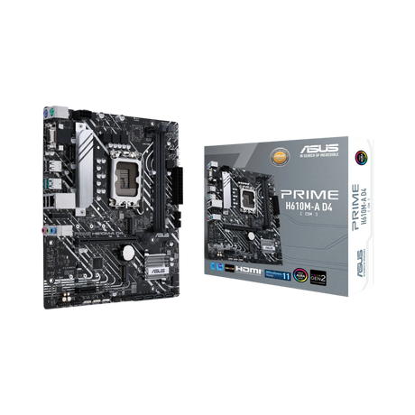 ASUS PRIME H610M-A D4 LGA 1700 Micro-ATX Motherboard — Being Shipped