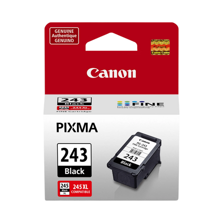 Canon PG-243 Black Ink Cartridge for PIXMA Printers — Being Shipped