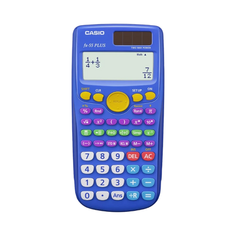 Casio fx-55 PLUS Fraction Calculator for Students — Being Shipped