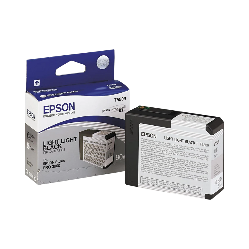 Epson UltraChrome K3 Light Light Black Ink Cartridge (80 ml) — Being Shipped