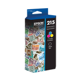 Epson T215 DuraBrite Ultra Standard Capacity Black & Color Ink Cartridge Combo Pack — Being Shipped
