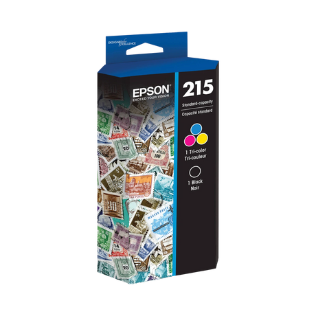 Epson T215 DuraBrite Ultra Standard Capacity Black & Color Ink Cartridge Combo Pack — Being Shipped