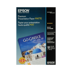Epson Premium Presentation Paper Matte (13 x 19", 50 Sheets) — Being Shipped