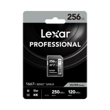 Lexar Professional 1667x UHS-II SDXC 256GB Memory Card — Being Shipped