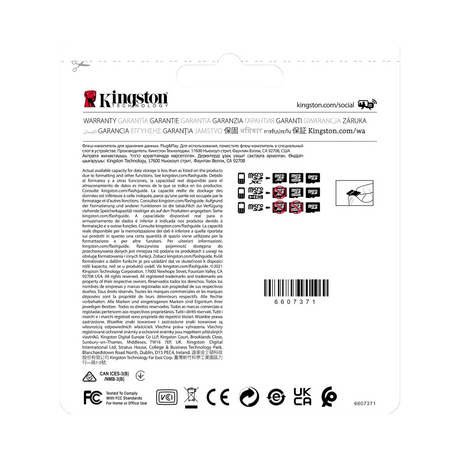 Kingston Industrial 8GB microSDHC UHS-I V30 A1 Memory Card — Being Shipped