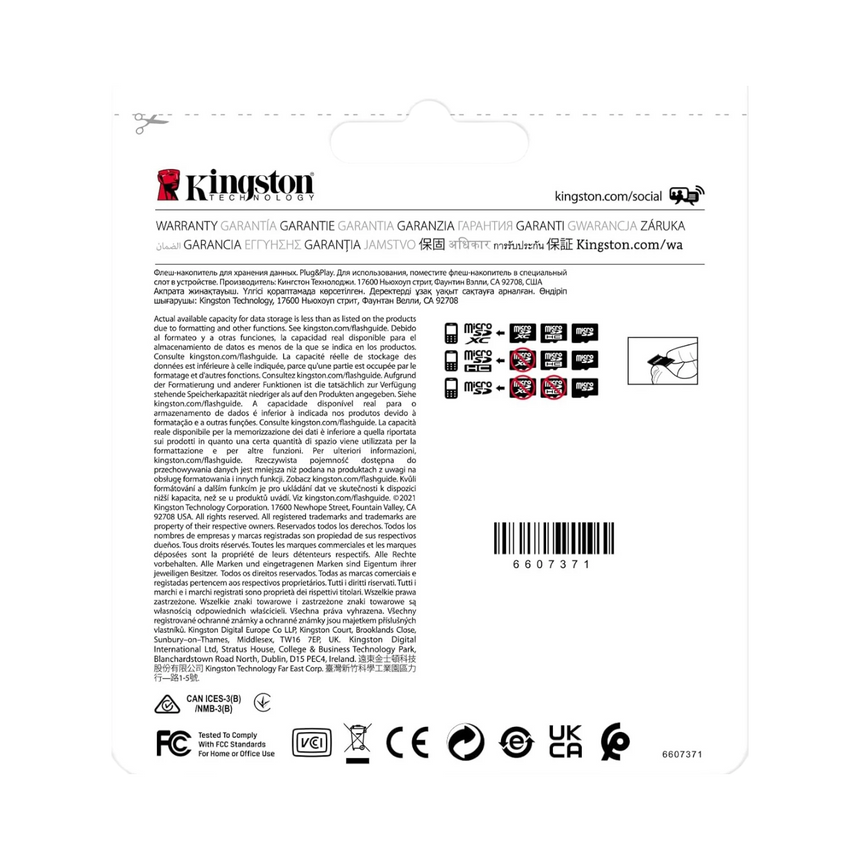 Kingston Industrial 8GB microSDHC UHS-I V30 A1 Memory Card — Being Shipped