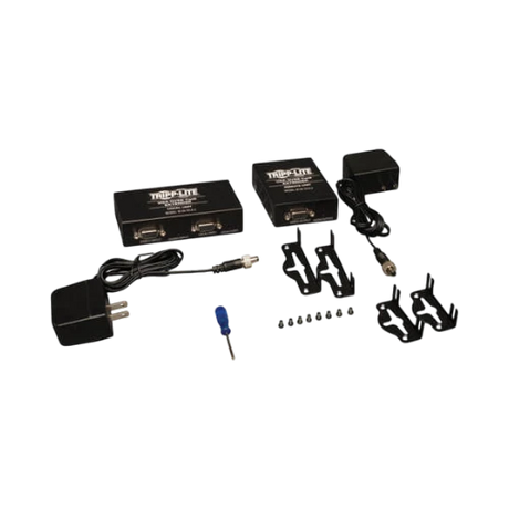 Tripp Lite VGA over Cat5/6 Extender Kit, Box-Style Transmitter/Receiver for Video/Audio, Up to 1000 ft. (305 m), TAA — Being Shipped