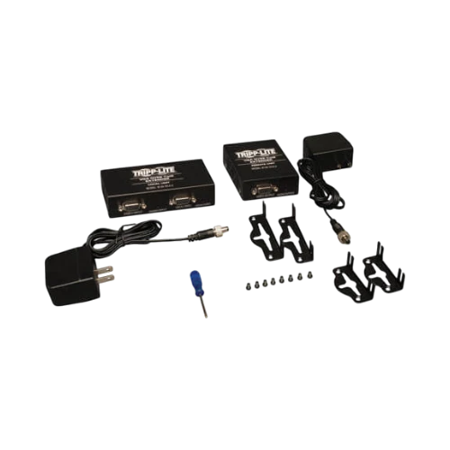 Tripp Lite VGA over Cat5/6 Extender Kit, Box-Style Transmitter/Receiver for Video/Audio, Up to 1000 ft. (305 m), TAA — Being Shipped