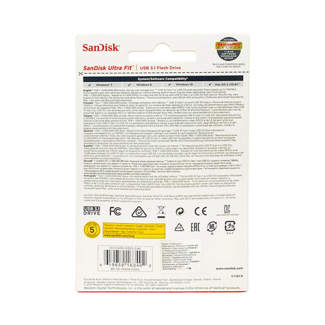 SanDisk Ultra Fit 32GB USB 3.1 Type-A Flash Drive — Being Shipped