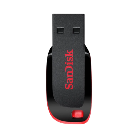 SanDisk Cruzer Blade 128GB USB 2.0 Flash Drive (Black/Red) — Being Shipped