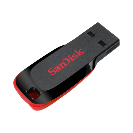 SanDisk Cruzer Blade 128GB USB 2.0 Flash Drive (Black/Red) — Being Shipped