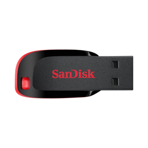 SanDisk Cruzer Blade 128GB USB 2.0 Flash Drive (Black/Red) — Being Shipped