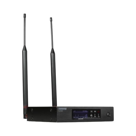 Shure QLXD4 Digital Wireless Receiver (J50A: 572 to 608 + 614 to 616 MHz) — Being Shipped