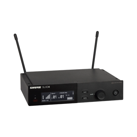 Shure SLXD14/153T Digital Wireless Omni Earset Microphone System (J52: 558 to 602 + 614 to 616 MHz) — Being Shipped