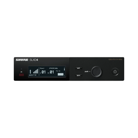 Shure SLXD14/153T Digital Wireless Omni Earset Microphone System (J52: 558 to 602 + 614 to 616 MHz) — Being Shipped