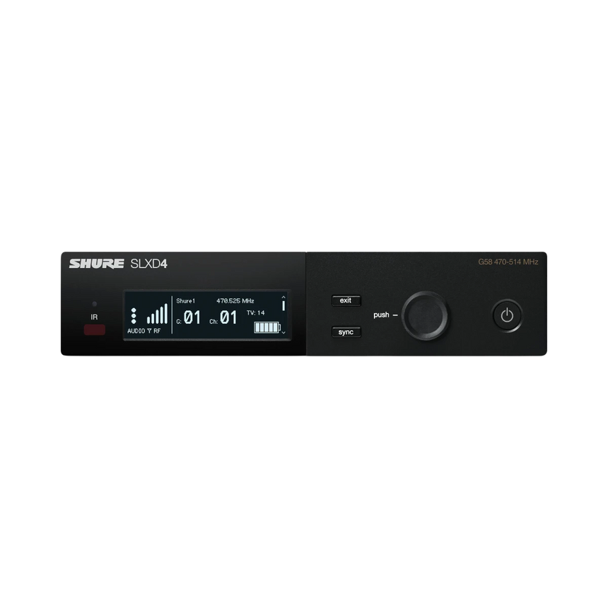 Shure SLXD14/153T Digital Wireless Omni Earset Microphone System (J52: 558 to 602 + 614 to 616 MHz) — Being Shipped