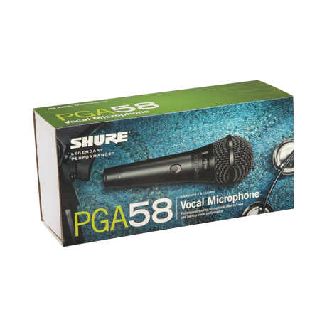 Shure PGA58-LC Cardioid Dynamic Vocal Microphone — Being Shipped