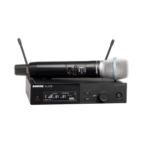 Shure SLXD24/B87A Digital Wireless Handheld Microphone System with Beta 87A Capsule (J52: 558 to 602 + 614 to 616 MHz) — Being Shipped