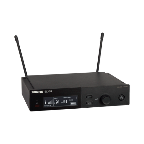 Shure SLXD24/B87A Digital Wireless Handheld Microphone System with Beta 87A Capsule (J52: 558 to 602 + 614 to 616 MHz) — Being Shipped