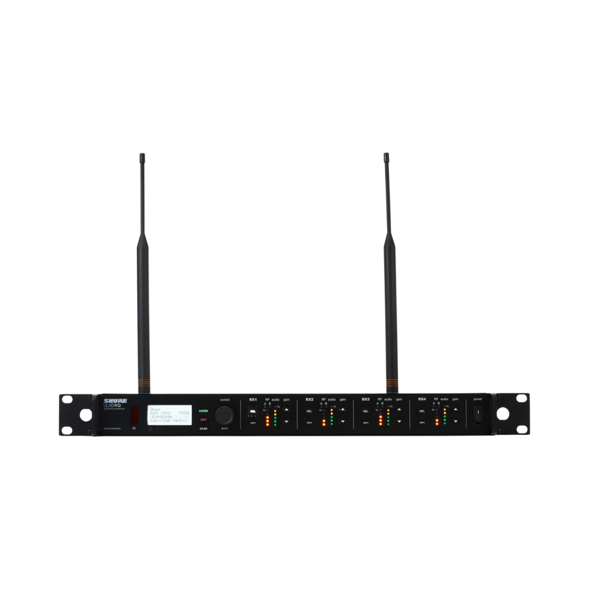 Shure ULXD4Q Quad-Channel Digital Wireless Receiver (H50: 534 to 598 MHz) — Being Shipped