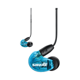 Shure SE215 Sound-Isolating In-Ear Stereo Earphones with RMCE-UNI Remote Mic Universal Cable (Blue) — Being Shipped