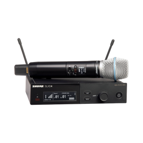 Shure SLXD24/B87A Digital Wireless Handheld Microphone System with Beta 87A Capsule (H55: 514 to 558 MHz) — Being Shipped