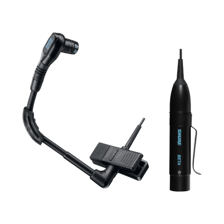 Shure Beta 98H/C Miniature Cardioid Condenser Clip-On Horn Microphone with In-Line Preamp & XLR Connector — Being Shipped