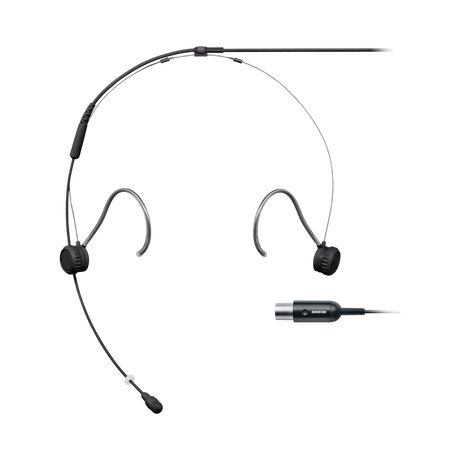 Shure TwinPlex TH53 Omnidirectional Headset Microphone (TA4F, Black) — Being Shipped