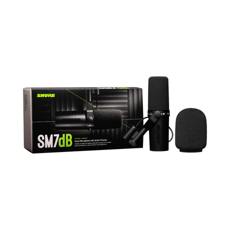 Shure SM7dB Dynamic Vocal Microphone with Built-in Preamp — Being Shipped