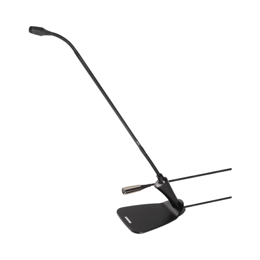 Shure CVG18D-BC 18" Gooseneck Condenser Mic with Integrated Desktop Base — Being Shipped