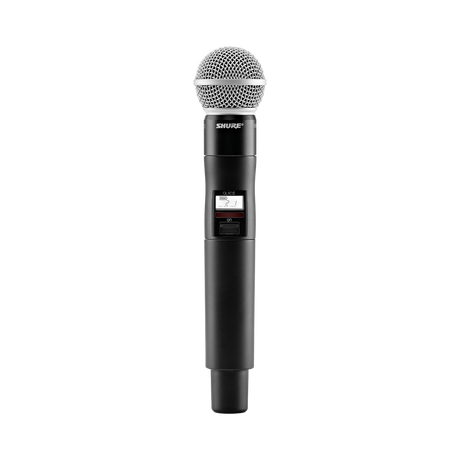 Shure QLXD2/SM58 Digital Handheld Wireless Microphone Transmitter with SM58 Capsule (J50A: 572 to 608 + 614 to 616 MHz) — Being Shipped